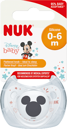 Silikónový cumlík Mickey Mouse 0 - 6 m NUK