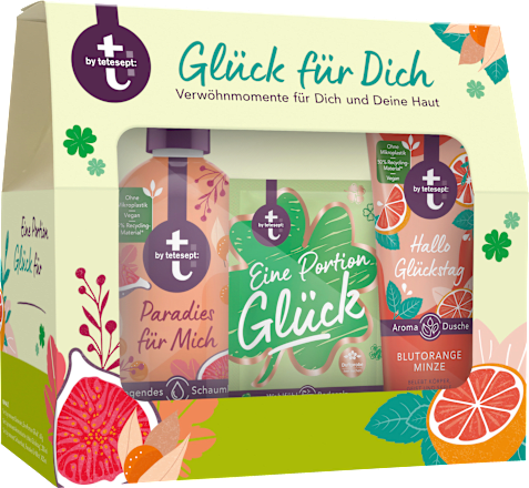 Geschenkset Glück für Dich 3tlg tetesept