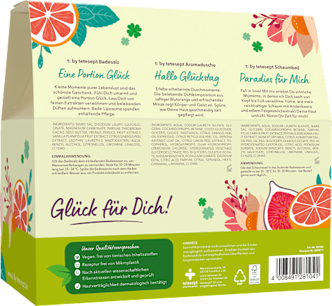 Geschenkset Glück für Dich 3tlg tetesept