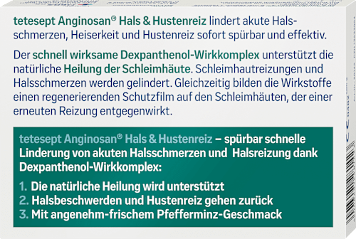 Anginosan Hals & Hustenreiz Lutschtabletten tetesept