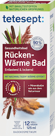 Gesundheitsbad Rücken- Wärme tetesept