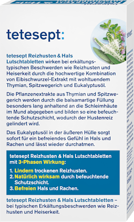 Reizhusten & Hals Lutschtabletten tetesept