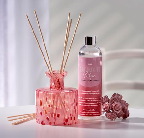Duftstäbchen Raumduft, gesprenkelt, pink/rot GALA