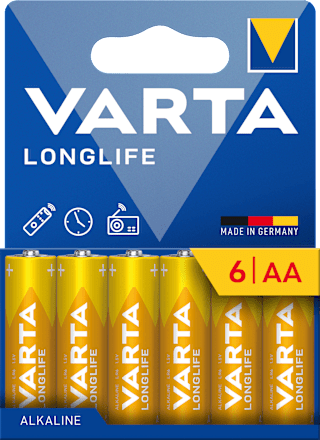 Batterien AA Longlife Blister Varta