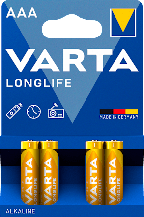 Batterien AAA Longlife Alkaline Varta