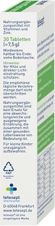 Haarkraft Depot Intens Biotin + Zink + Folsäure Tabletten 30 St. tetesept