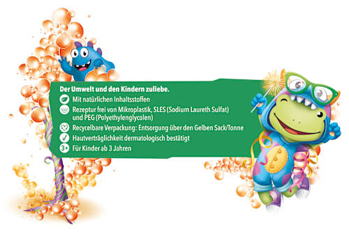 Schaumbad Badespaß Knister Monsterparty tetesept: KIDS