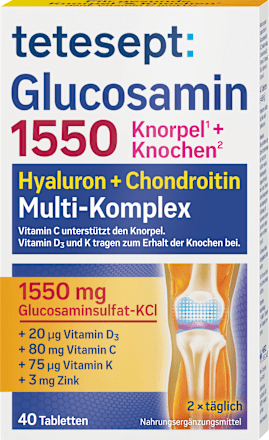 Glucosamin 1550 Tabletten 40 St tetesept