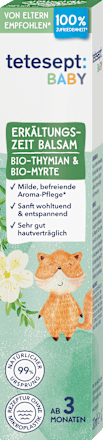 Baby Erkältungszeit Balsam mit Thymian & Myrte tetesept