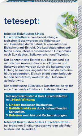 Reizhusten & Hals Lutschtabletten tetesept