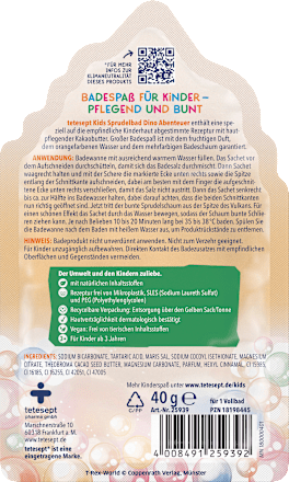 Kinder Badezusatz Sprudelbad T-Rex World tetesept: KIDS