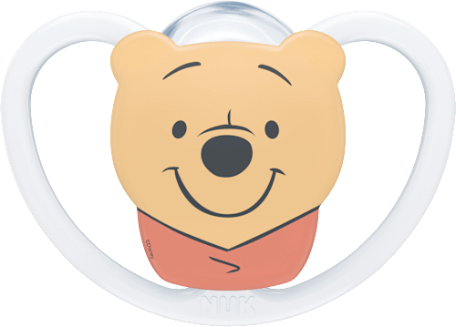 Schnuller Space Disney Silikon, grau/weiß, Gr.1, 0-6 Monate NUK