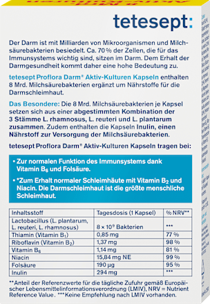 Proflora Darm Aktiv-Kulturen Kapseln 24 St tetesept