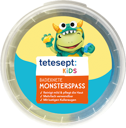 Badeknete Monster Kinder Badespaß 2x50g tetesept: KIDS