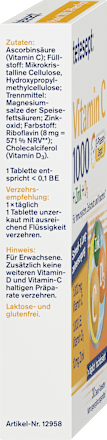Vitamin C + Zink + D3 Tabletten 30 St tetesept