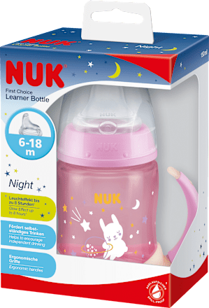 Trinklernflasche First Choice Night 6-18 Monate 150 ml sortiert NUK