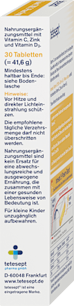 Vitamin C + Zink + D3 Tabletten 30 St tetesept
