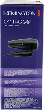 Suszarka składana, podróżna o mocy 2000 W, D1500 Compact Dryer 2000 On the Go Remington