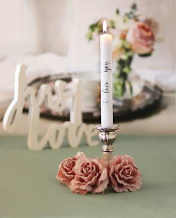 Leuchterkerzen "i love you" Dekorieren & Einrichten