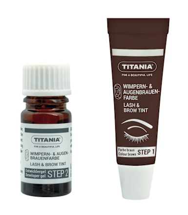 Боя за вежди и мигли Tint, кафява TITANIA