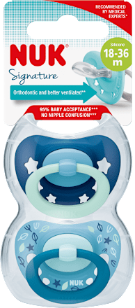 Ciuccio in silicone 18-36m Signature assort. NUK