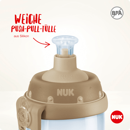 Trinklernflasche Junior Cup Color Change türkis, ab 3 Jahre, 300 ml  NUK