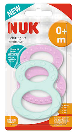 Inele dentiție model 8, 0+ NUK