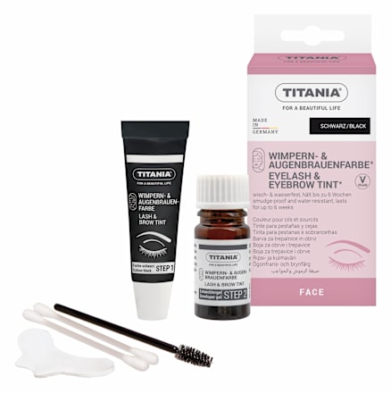 Боя за вежди и мигли Tint, черна TITANIA