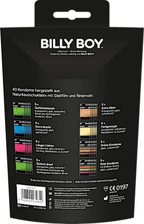 Alles Lust Kondome BILLY BOY