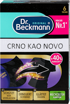 3 u 1 maramice za crni veš - Crno kao novo Dr.Beckmann