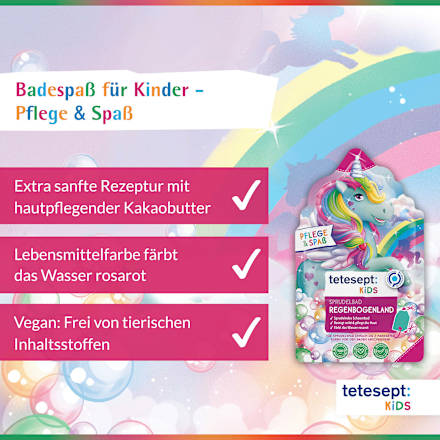 Kinder Badezusatz Sprudelbad Regenbogenland tetesept: KIDS