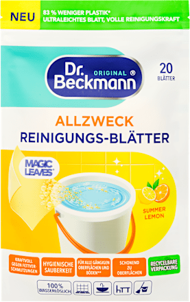 Általános tisztítószer lapok Summer Lemon illattal Dr. Beckmann