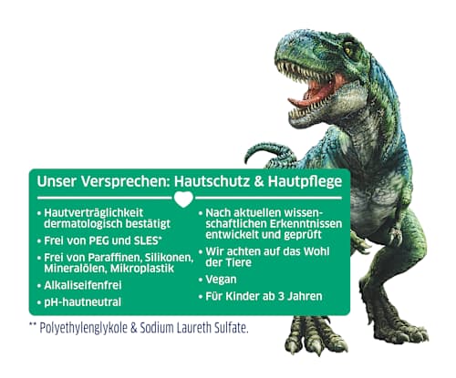 Kinder Dusche & Shampoo 2in1 T-Rex tetesept: KIDS