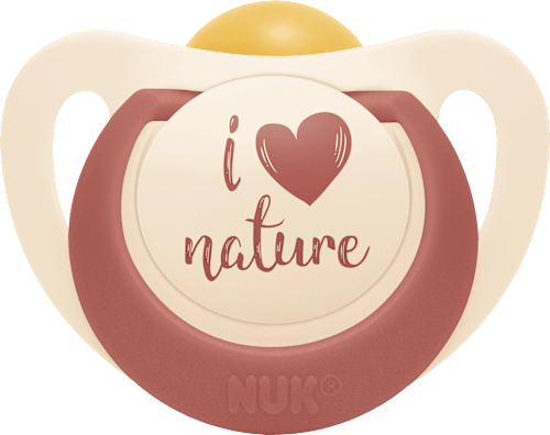 Schnuller for Nature Latex, rot, Gr.2, 6-18 Monate NUK