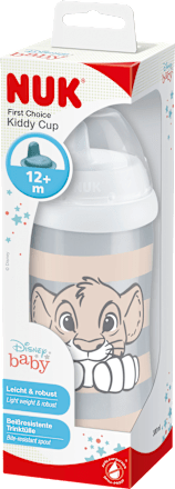 Trinklernflasche Disney Lion King Kiddy Cup, beige, ab 12. Monat, 300ml NUK