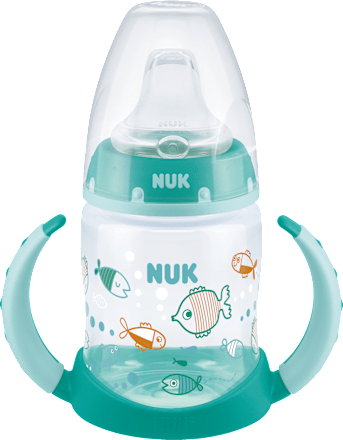 Trinklernflasche First Choice Temp. Control, grün, ab 6 Monaten, 150 ml NUK