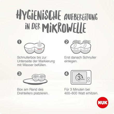 Schnuller Mommy Feel Silikon 0-9 Monate sortiert NUK