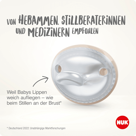 Schnuller Mommy Feel Silikon 0-9 Monate sortiert NUK