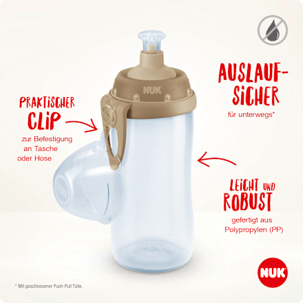 Trinklernflasche Junior Cup Color Change türkis, ab 3 Jahre, 300 ml  NUK