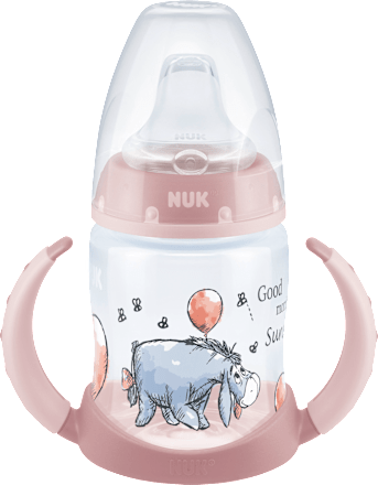Trinklernflasche First Choice Disney Temperature Control , rosa, 6-18 Monate, 150ml NUK