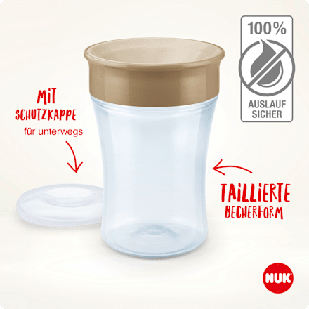 Trinklernbecher Magic Cup blau 8+ Monate 230 ml NUK
