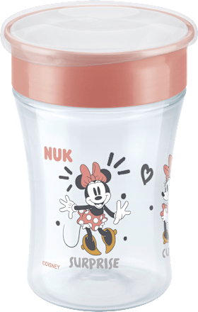 Trinklernbecher Magic Cup Disney rot, ab 8. Monat, 230 ml NUK