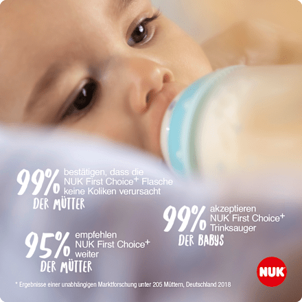 Starterset First Choice Temp. Control creme/weiß, 5tlg NUK