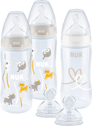 Starterset First Choice Temp. Control creme/weiß, 5tlg NUK