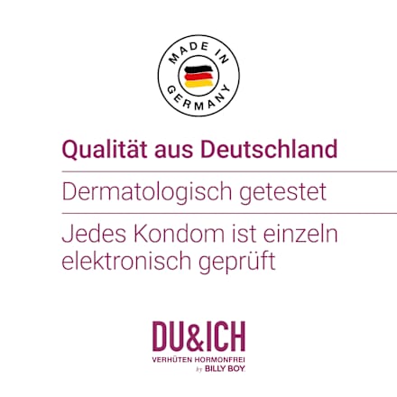 Kondome Du&Ich Premium besonders Feucht BILLY BOY