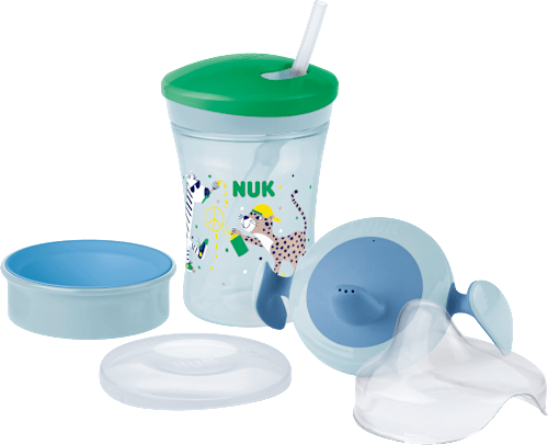 Trinklernset Evolution, blau/grün, ab 6 Monate  NUK