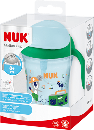 Trinkhalmbecher Motion Cup grün, 230 ml NUK