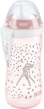 Trinklernflasche Disney Bambi Kiddy Cup rosa, ab 12. Monat, 300ml NUK