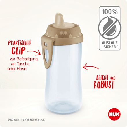 Trinklernflasche Disney Bambi Kiddy Cup rosa, ab 12 Monate, 300ml NUK