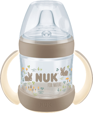 Trinklernflasche for Nature, braun, ab 6.Monat, 150ml NUK